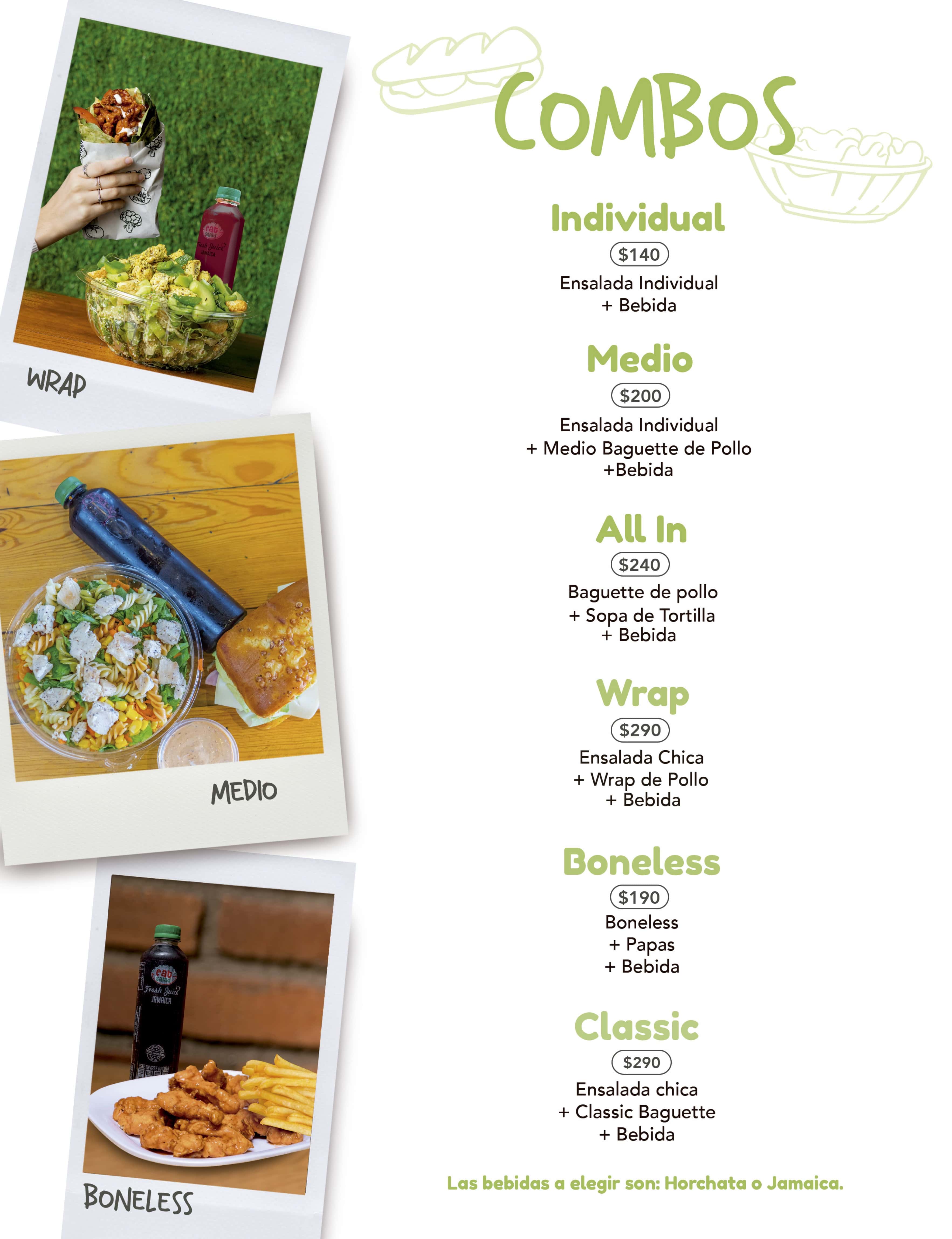 EAT SALAD - MENU - QR