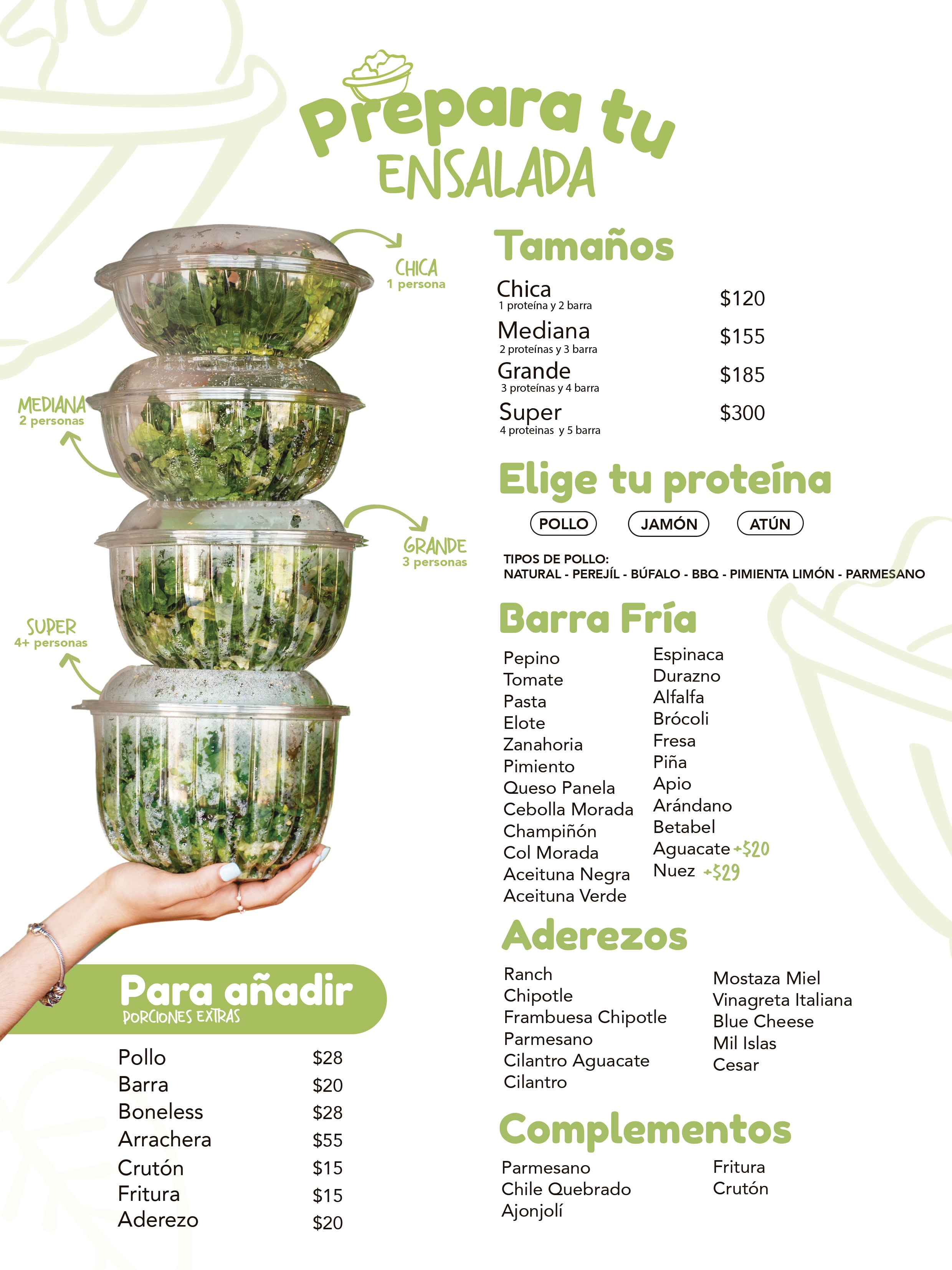 EAT SALAD - MENU - QR